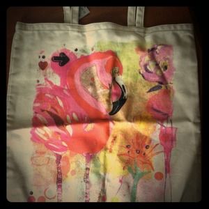 American Eagle Flamingo Tote Bag