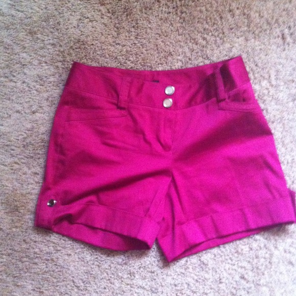 Pink shorts