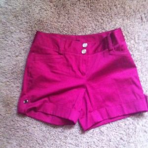 Pink shorts