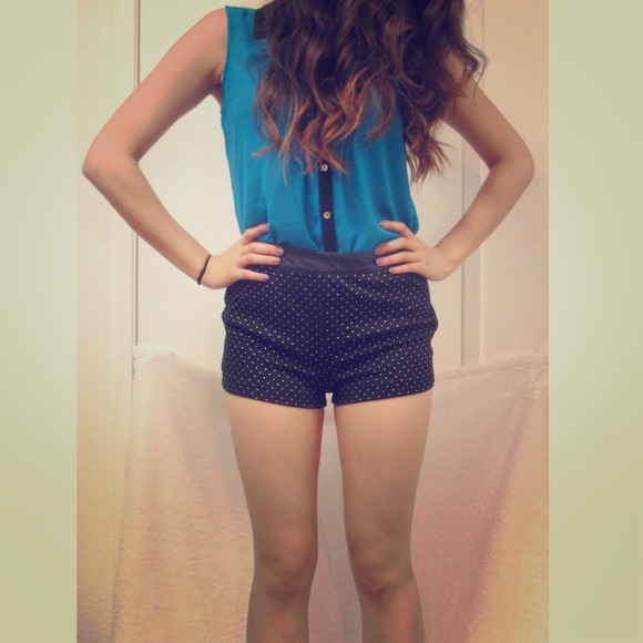 Elegant blue top. Goes with everything!