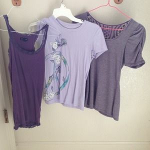 Purple tee bundle!!