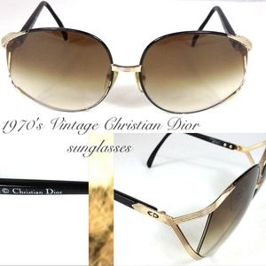 Vintage 1970's Christian Dior Sunglasses