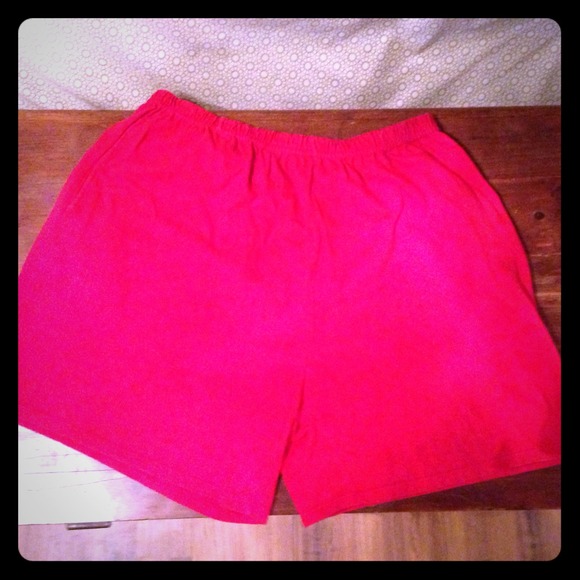 Red shorts