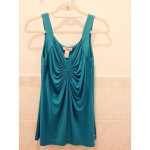 Candie's Aqua Stylish V-Neck Tanktop