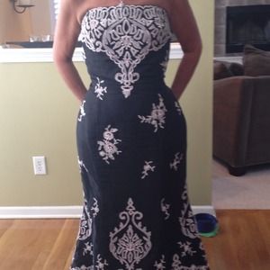 Prom dress, homecoming dress, formal dress, beaded