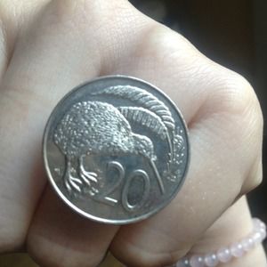 On Hold!!! New Zealand Coin Ring, Adjustable.