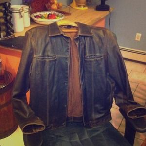 Leather jacket