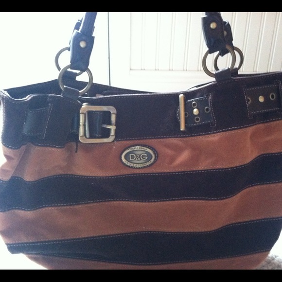 D&G Brown and Tan Purse