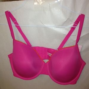 NWT lane bryant cacique tshirt pink bra 40 DD