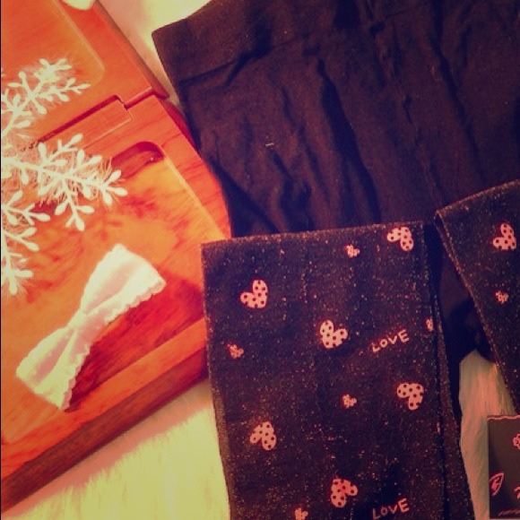 Sparkle series- love & hearts tights