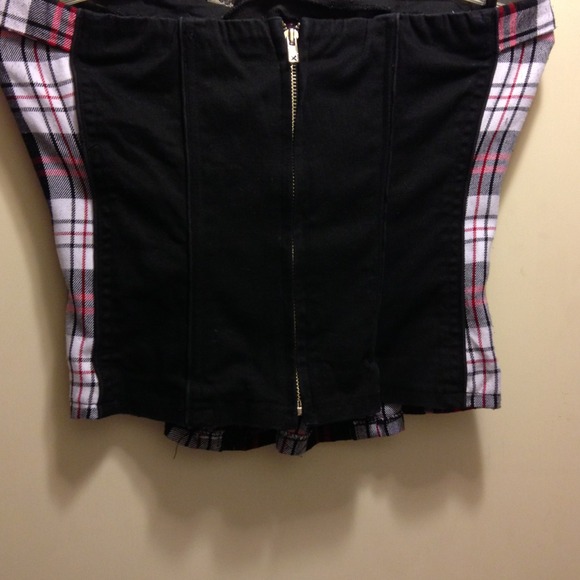 TRIPP NY Classic Plaid Corset Top - Picture 3 of 4