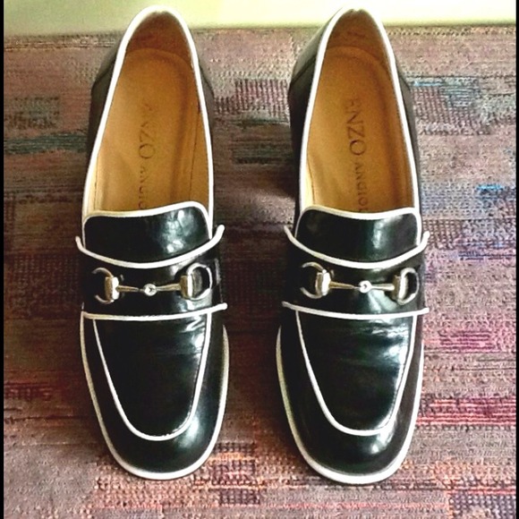 Enzo Angiolini Pilgrim Platforms.  Worn Twice.