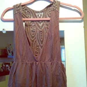 olive green Jessica Simpson racerback flowy tank