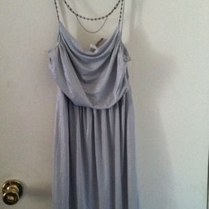 Flirtatious Light grey sparkle clubbing dress