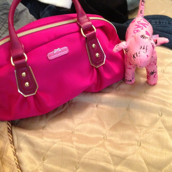 Victoria's Secret Accessories - Victoria secret makeup bag with dog