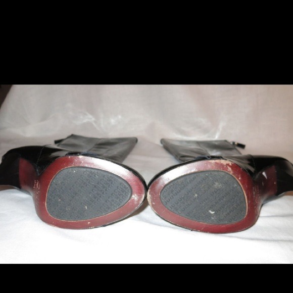 Costume National C'N'C Patent Leather Boots SZ 7 - Picture 4 of 6