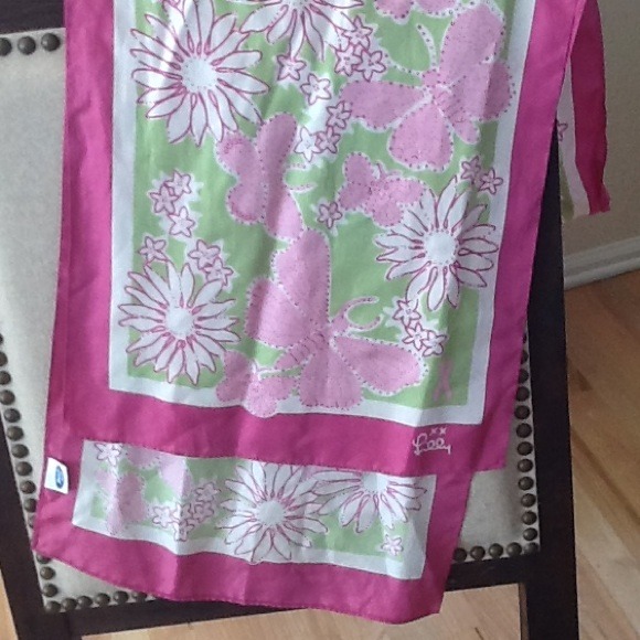 Lilly Pulitzer scarf, shoes & RL scarf. BUNDLED