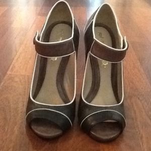 L.A.M.B. baby doll heels