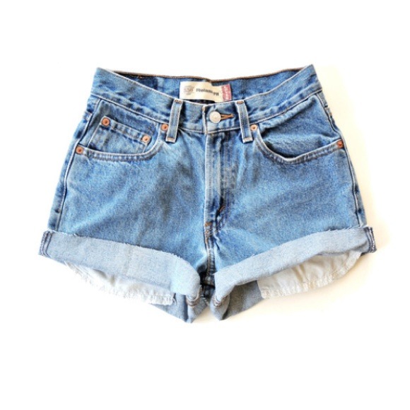 PREORDER High Waisted Cuffed Shorts