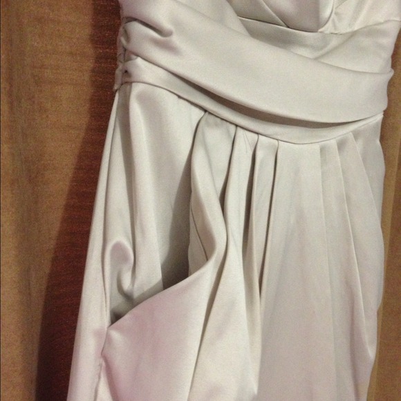 Strapless Beige Dress - Picture 3 of 3