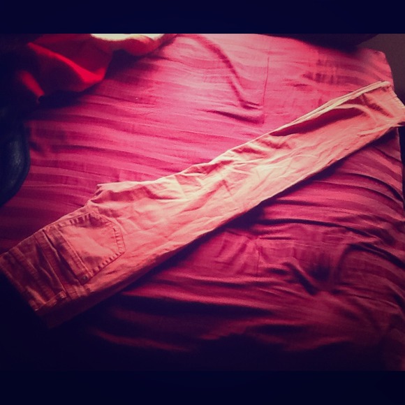 Reduce⬇Washout Neon Orange Skinny Jeans