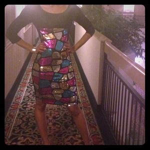 Sexy custom made sequins dress!!!!