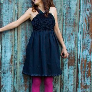 Antropologie black dress- for tiny you!