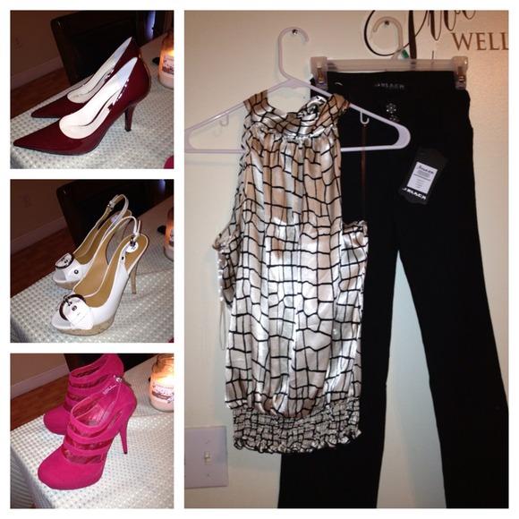 Top+jeans+one pair of shoes=110