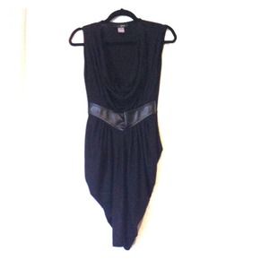 Black cotton dress