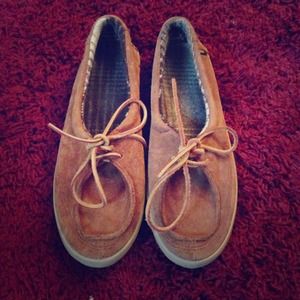 Suede tan/brown Vans