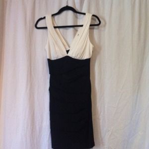 Black and white top dress