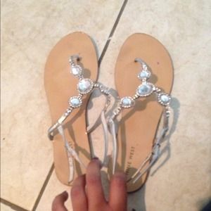 Nine West Rhinestone Sandals