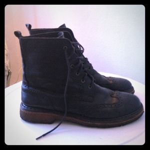 One of a kind! Genuine leather size 8 boots