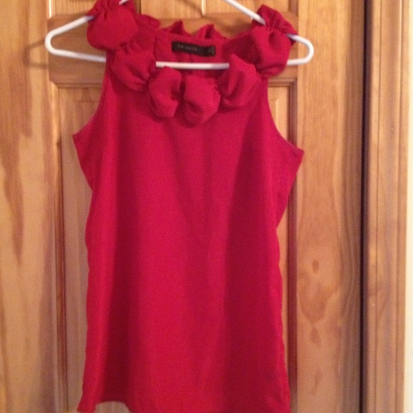 Red dress shirt