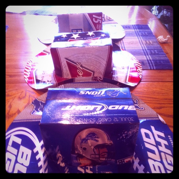 Beer box cowboy hats