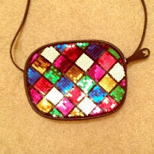 Fabulous multi color sequin bag