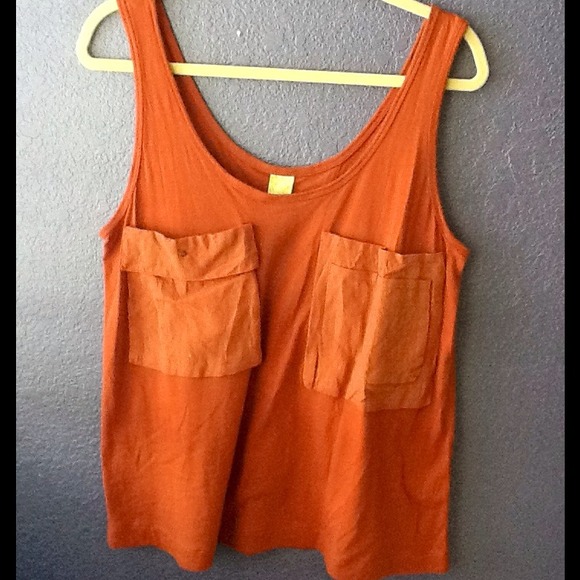 Anthropologie Loose Pocket Tank