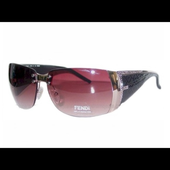 Authentic rhinestone Fendi Sunglasses - Picture 2 of 4