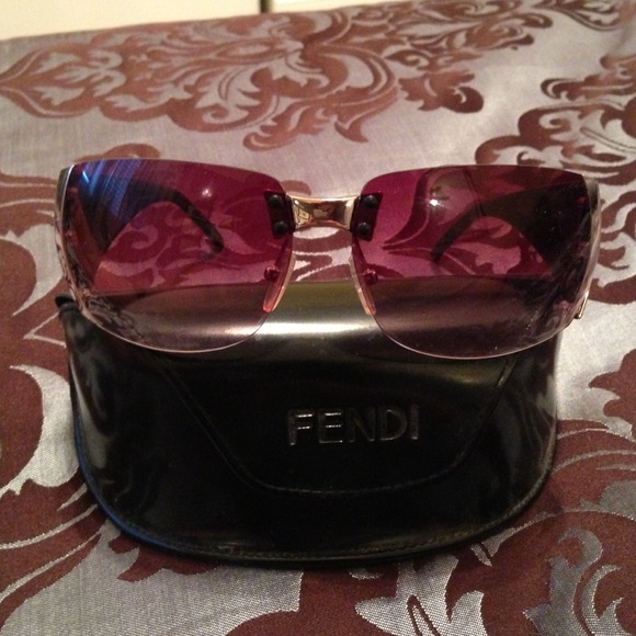Authentic rhinestone Fendi Sunglasses - Picture 3 of 4