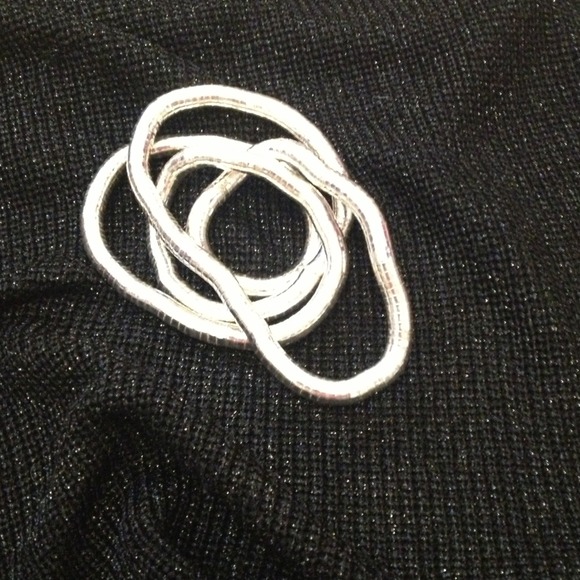 Silver sizeable bracelet/necklace