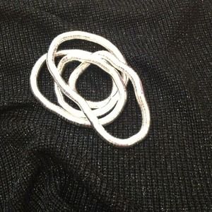 Silver sizeable bracelet/necklace