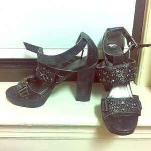 Calvin Klein Jeans Serena studded sandal heels