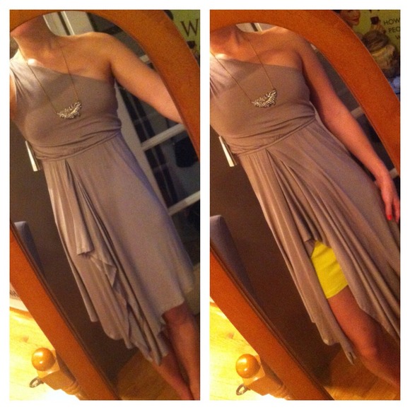 SOLD in bundle. one shoulder dress.