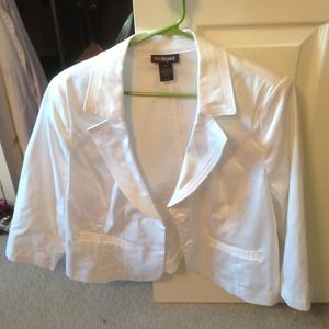 Lane Bryant 3/4 sleeve cropped jacket