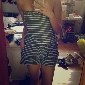 Striped Romper!