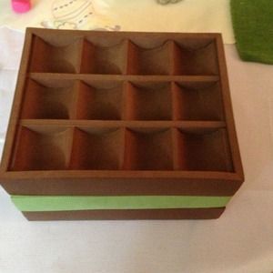 Set of 3 stacking jewelry organizers.