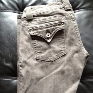 Grey Miss Me flap pocket jeans size 29