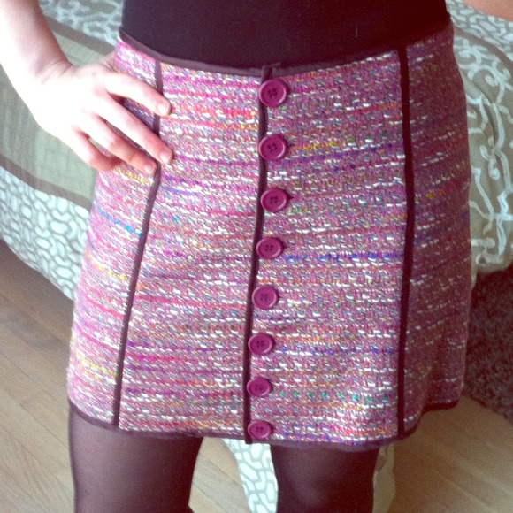 Betsey Johnson boucle skirt
