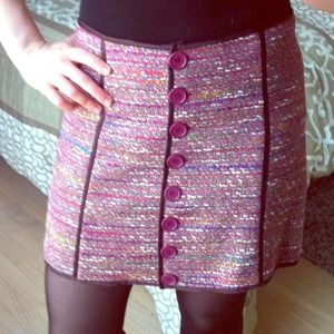 Betsey Johnson boucle skirt