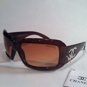 New Chanel brown sunglasses